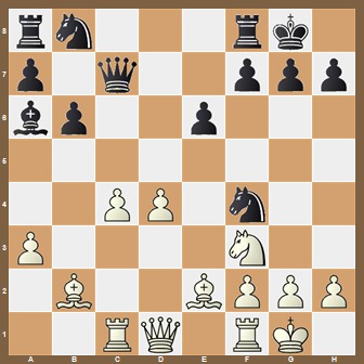 fen:rn3rk1/p1q2ppp/bp2p3/8/2PP1n2/P4N2/1B2BPPP/2RQ1RK1 w - - 0 1;